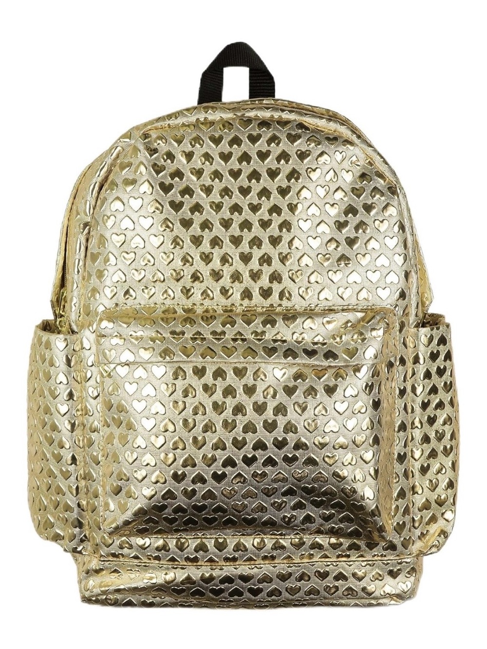 NWT Gold Heart Backpack 16”